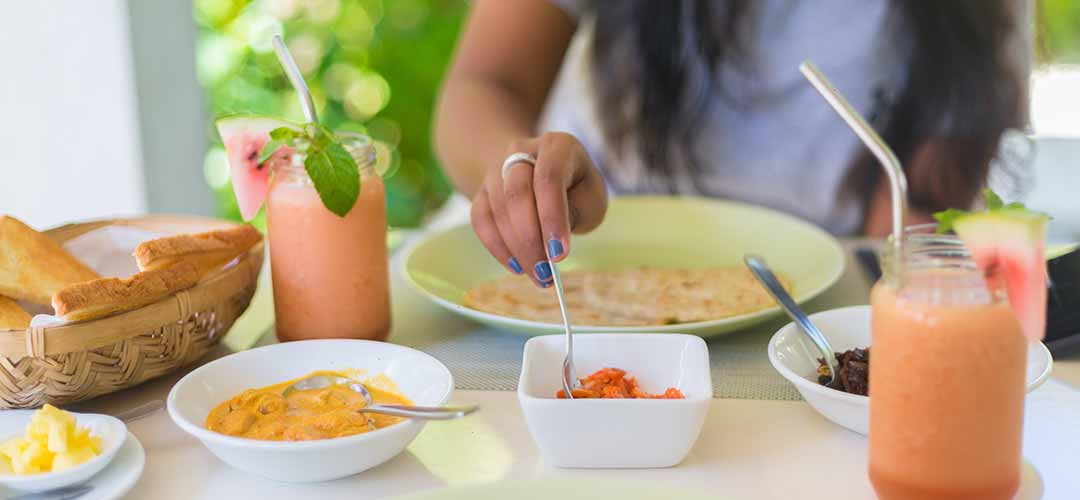 Indian breakfast Paratha