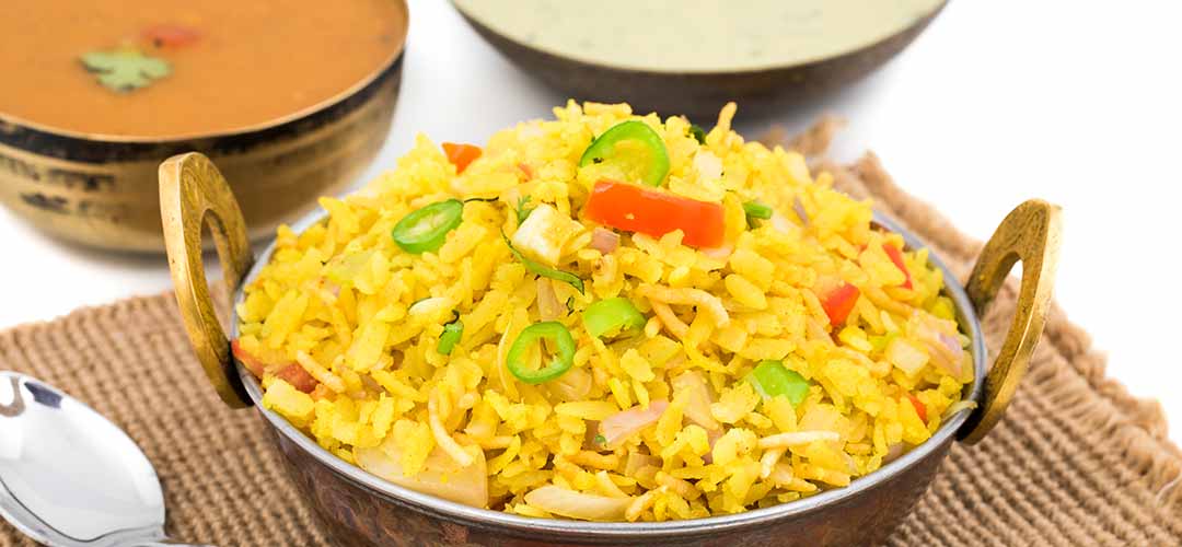 Indian dishes Poha