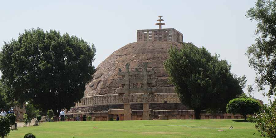 Sanchi Stupa in Madhya Pradesh, Central India