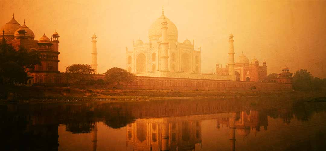 Taj Mahal in Evening